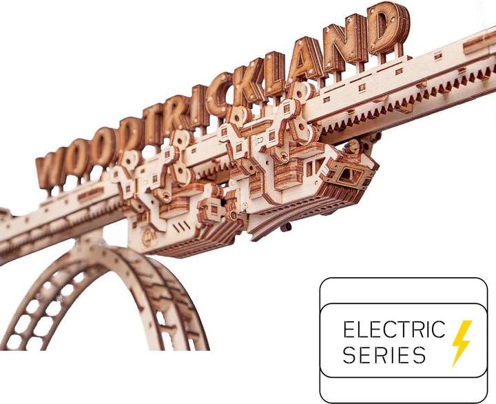 Immagine prodotto Wood Trick Montagne russe - Kit di costruzione in legno 3D