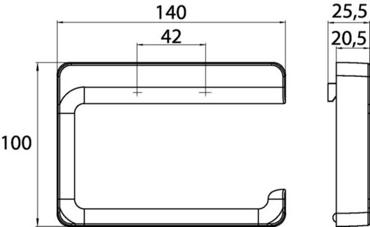 Productafbeelding Emco Toilettenpapierhalter 020000104