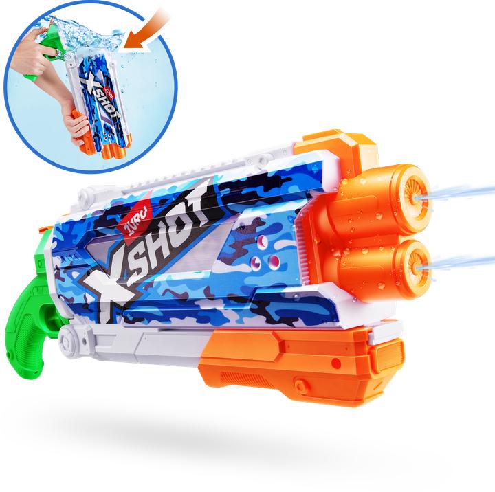 Actual product image Xshot X-Shot Water Gun Fast Fill Skins Pump Action, 500ml (Tank Integrated)