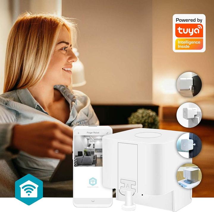 Actual product image Nedis Set of 2 SwitchBot, finger bot for switches & push-buttons, app control