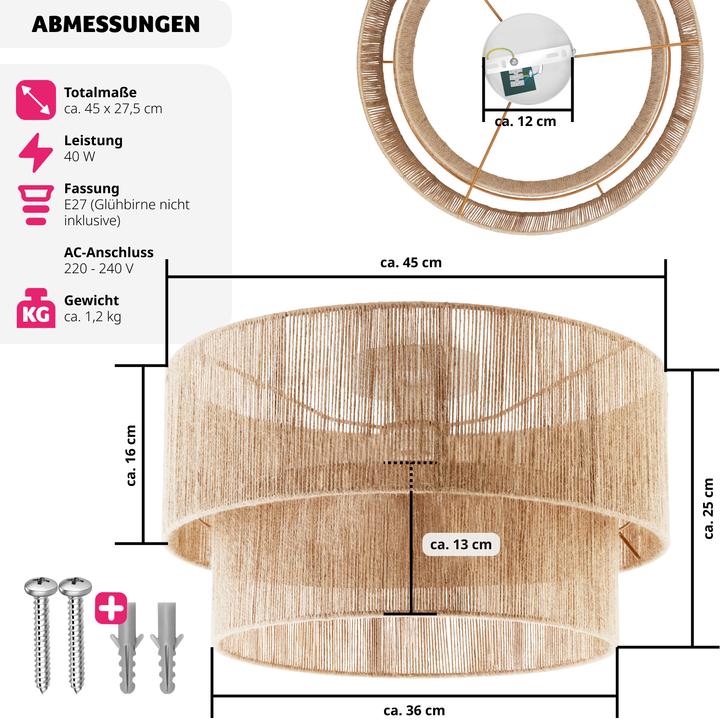Produktbild tectake Lignea Lux (E27)