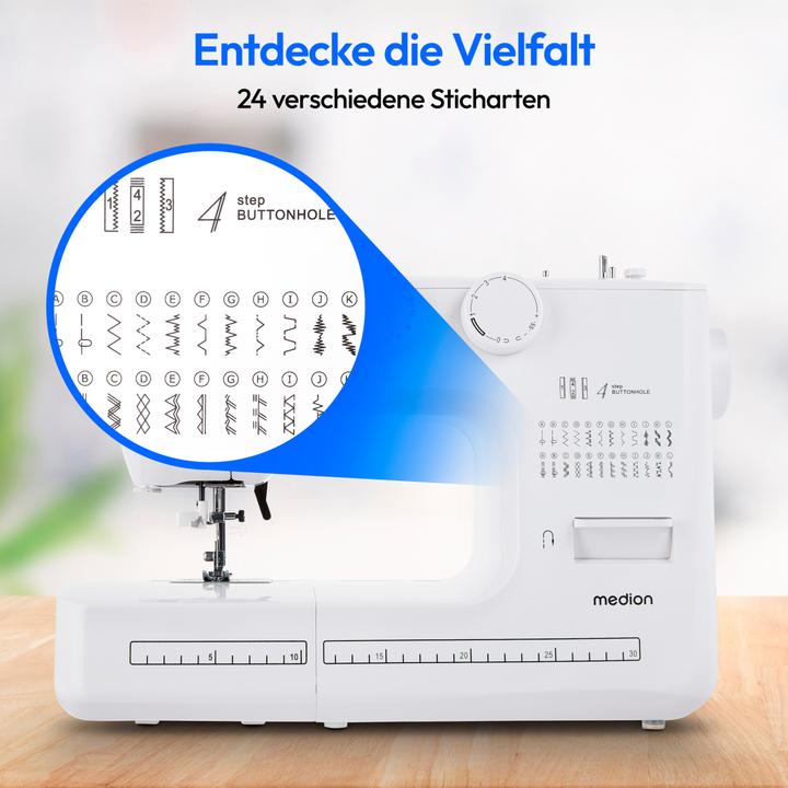 Image du produit Medion LIFE® Machine à coudre à bras libre SM60 (MD10689)