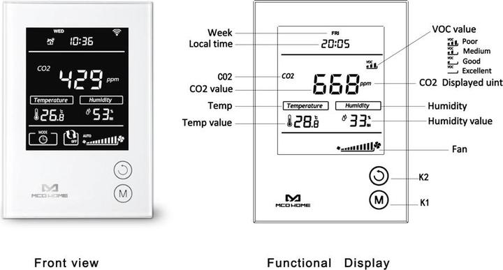 Productafbeelding Z-Wave MCO Home CO Sensor