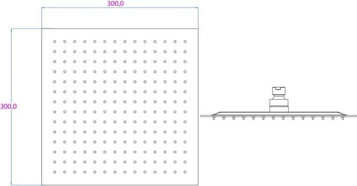 Actual product image Schütte Pomme de douche (1 Beam type)