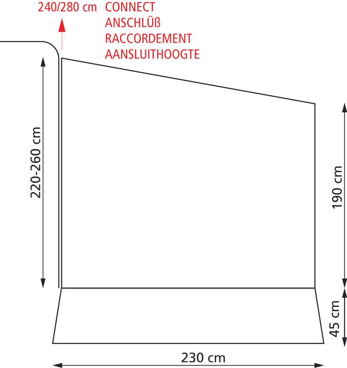 Produktbild Eurotrail Narvik 300 - Markisenzelt für Fiamma/Omnistore (8.40 kg)