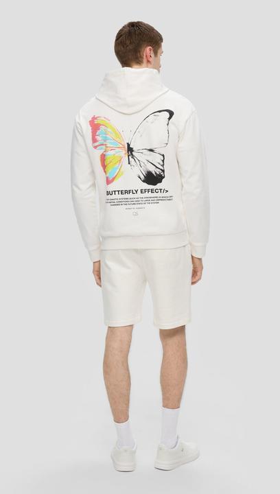 Produktbild s.Oliver Sweatshirt Sweatshirt mit Brust- und Rückenprint (XL)