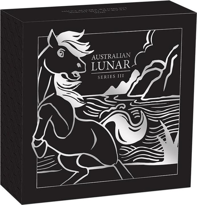Produktbild The Perth Mint Silber Lunar III 1 oz PP - Pferd 2026 (999.90, 2026)