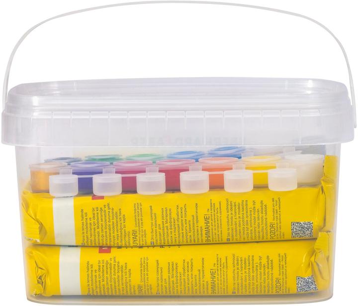 Image du produit EberhardFaber Pâte à modeler 2000g blanche avec 14 couleurs