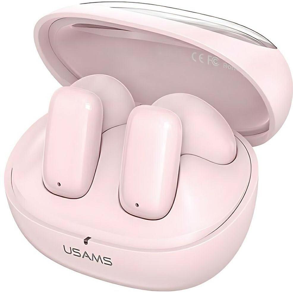 Thumbnail - Usams Słuchawki Bluetooth 5.3 TWS TD Series bezprzewodowe różowy/pink BHUTD03 (TD22) (Kabellos), Kopfhörer, Pink