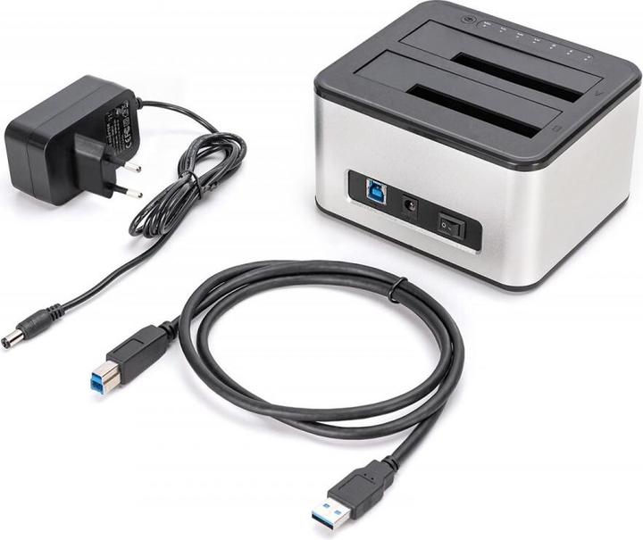 Image du produit Digitus Station d'accueil USB 3.0 Dual SATA HDD 2,5"/ 3,5