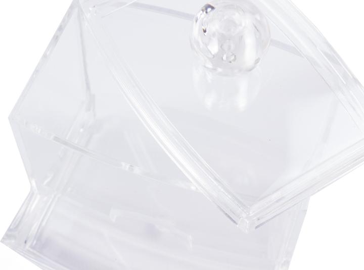 Produktbild Benson Care Make-Up Oranizer Wattestäbchen transparent