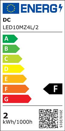 Energy Label Scharnberger+Hasenbein LED illuminant (GZ4, 140 lm, 1x)
