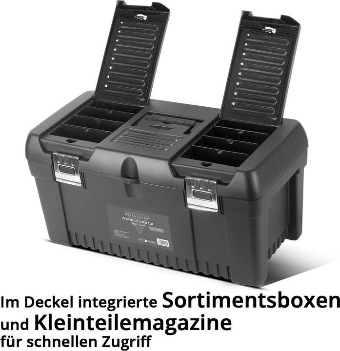 Produktbild Stahlwerk Toolbox Set mit 4 leeren Werkzeugkisten Modul-System Sortimentsboxen