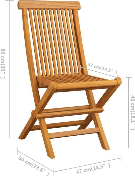 Produktbild vidaXL Garten Esszimmerstuhl