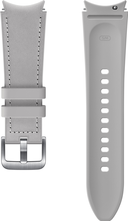 Image du produit Samsung Hybrid Leather Band 20mm M/L Sil (20 mm, Cuir, Galaxy Watch, Galaxy Watch 4)