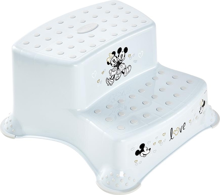 Actual product image keeeper kids step stool "igor mickey", two steps, blue