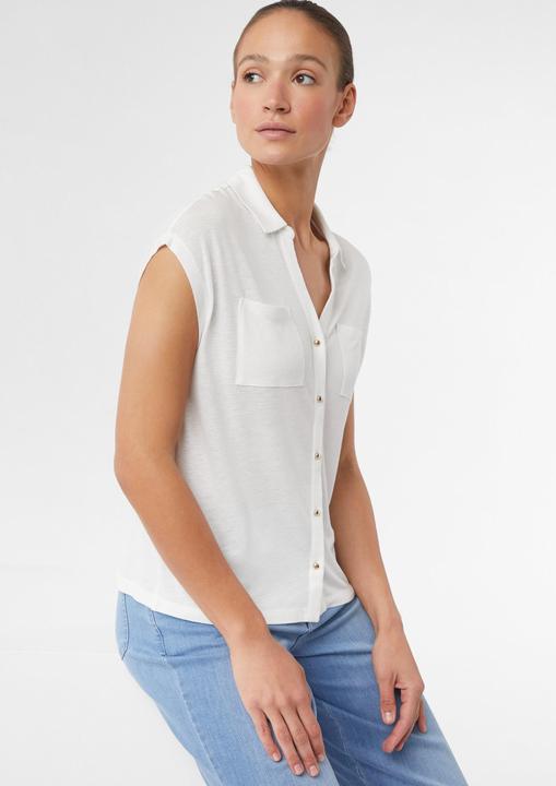 Image du produit Comma T-Shirt Ärmelloses Jersey-Shirt mit aufgesetzten Taschen (40)