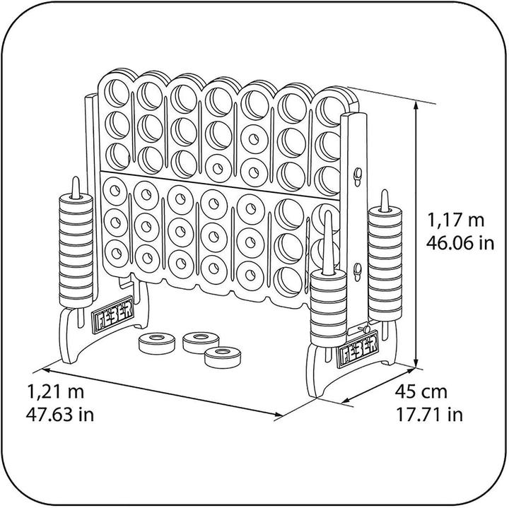 Produktbild Feber Mega 4 In Line (Deutsch, Englisch, Französisch, Italienisch, Schweizerdeutsch, 2 Spieler)