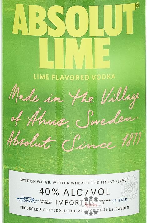 Actual product image Absolut Lime