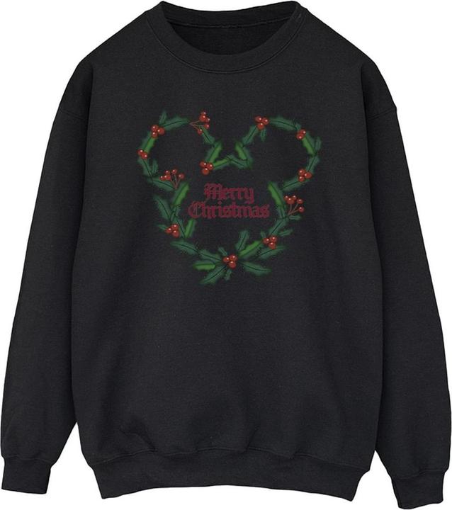 Produktbild Disney Mickey Mouse Merry Christmas Holly Sweatshirt (4XL)
