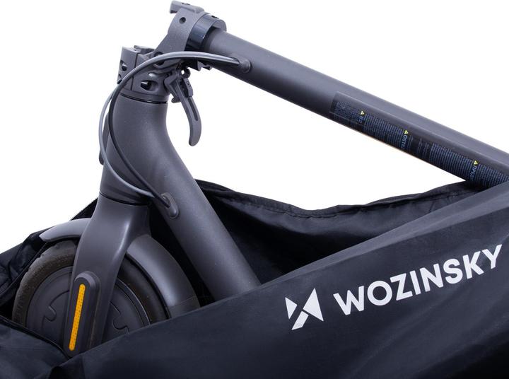 Actual product image Wozinsky Waterproof Scooter Cover Scooter Bag Black (WSB5BK)