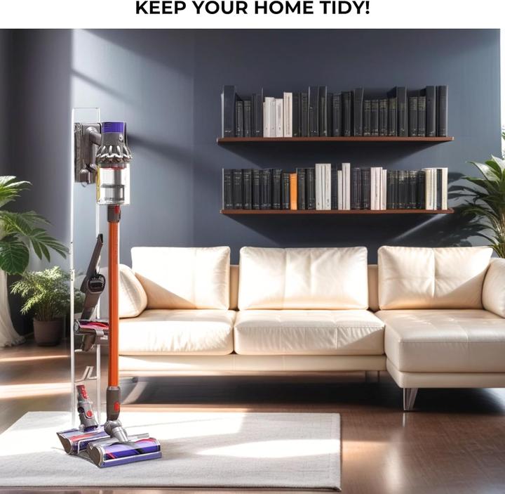 Actual product image Plutoos Hoover holder for Dyson V15 V12 V11 V10 V8 V7 V6 - DC58/ DC59/ DC62/ DC74