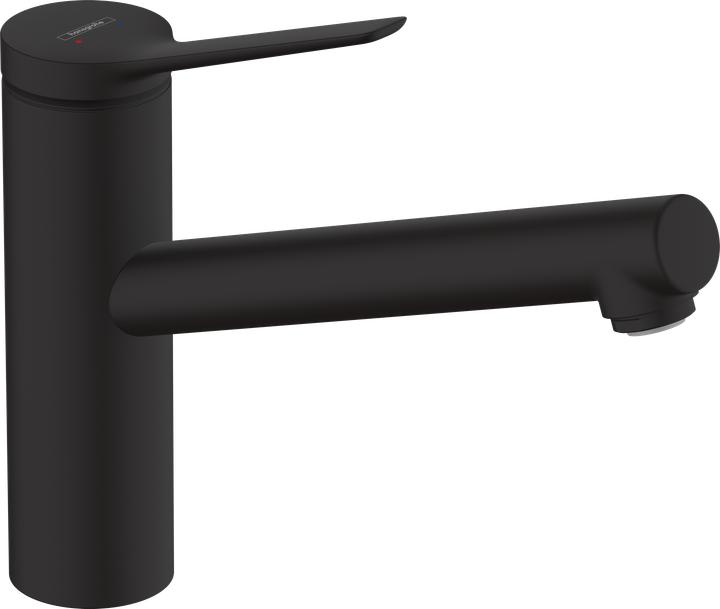 Actual product image hansgrohe Kitchen mixer with single-lever mixer Zesis M33 black 74802670