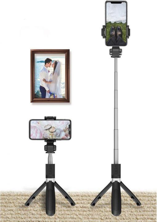 Actual product image Tech-Protect L01s Wireless Selfie Stick Tripod Black