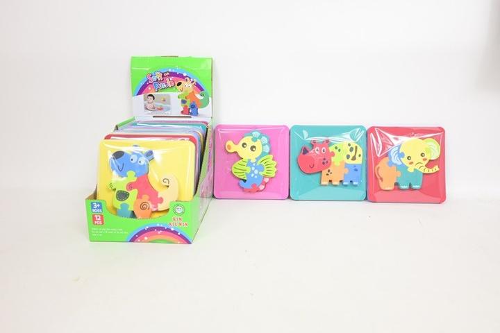 Produktbild No Name 3D Schaumstoff Puzzle 12tlg/Karton PU.P. 041 60418 (12 Teile)