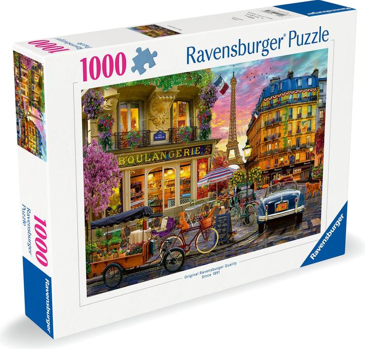 Actual product image Ravensburger Paris at dawn (1000 pieces)