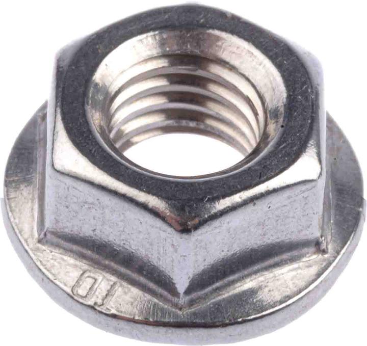 Produktbild RS PRO Edelstahl-Flanschmutter m.Sprrvrzahn M8 (M8)