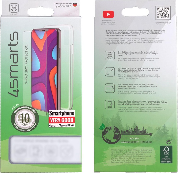 Produktbild 4smarts X-Pro Clear Glass (1 Stück)