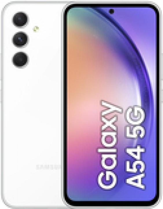 Image du produit Samsung Galaxy A54 5G (256 Go, Awesome White, 6.40", Double SIM, 5G)