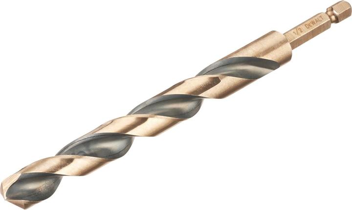 Produktbild DeWalt DT20618QZ HSSG MetallSpiralbohrer 1 Stück 12 mm Gesamtlänge 145 mm kor (12 Millimeter)