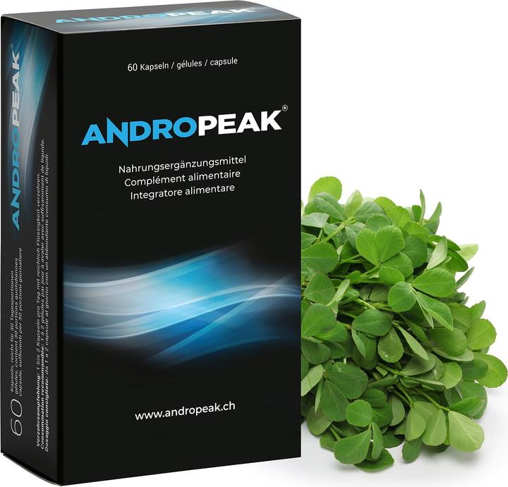 Actual product image Andropeak Capsule (60 Piece, Pills, 70 g)