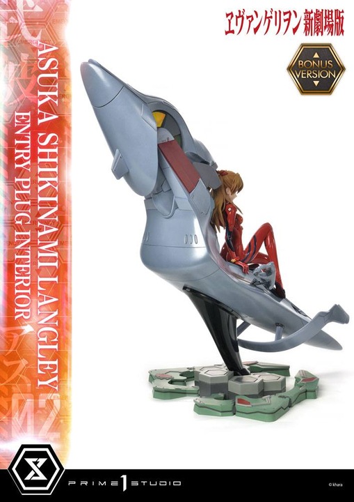 Actual product image Prime 1 Studio Rebuild of Evangelion statuette 1/4 Asuka Shikinami Langley Bonus Version 66 cm
