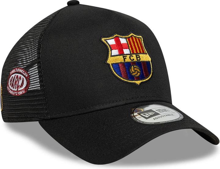 Produktbild New Era Adjustable Trucker Cap - Patch FC Barcelona (One Size)