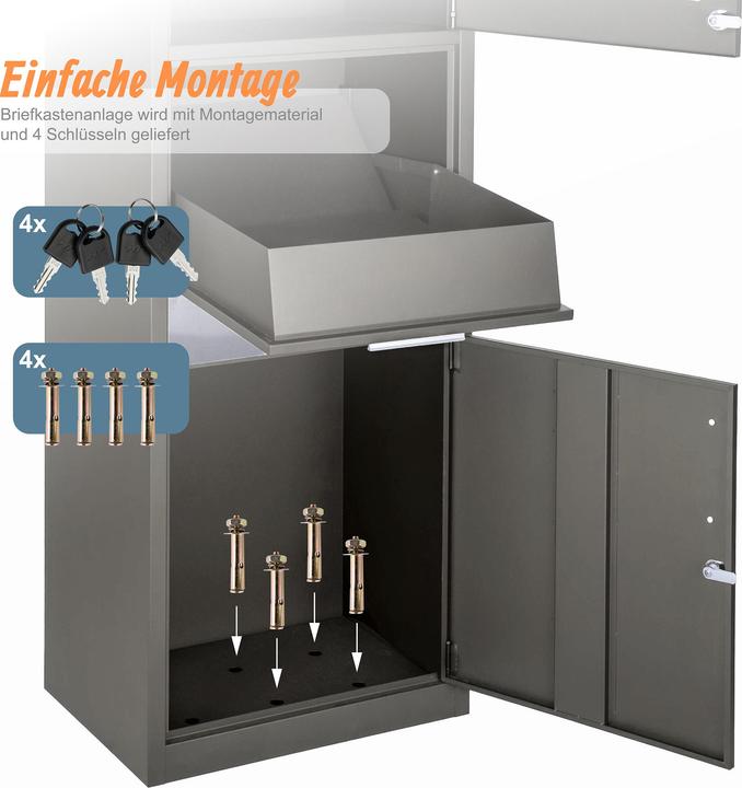 Productafbeelding Relaxdays Briefkasten