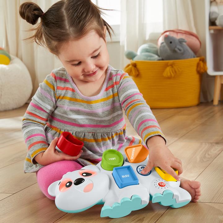 Actual product image Fisher-Price Linkimals™ Puzzlin' Shapes Polar Bear (French)