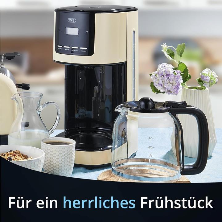 Produktbild KHG Kaffeemaschine KA-184 Creme
