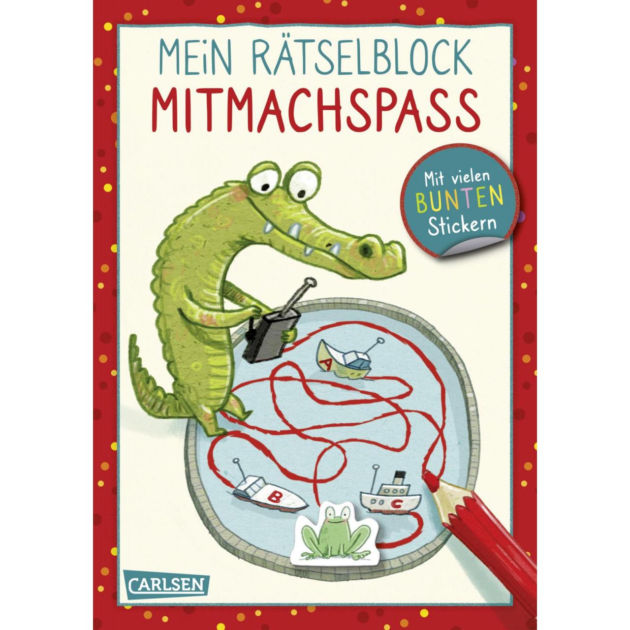 Mein Rätselblock Mitmachspass, Kinderbücher von Juliane Hill, Günther Jakobs