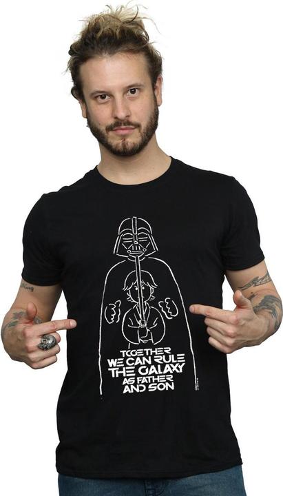 Actual product image Star Wars Mens Rule The Galaxy T-Shirt (XXL)