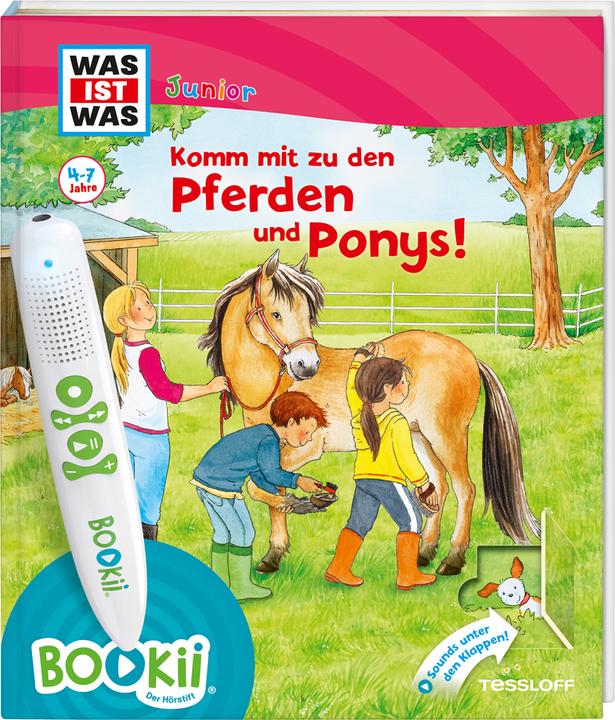 WAS IST WAS Junior Komm mit zu den Pferden und Ponys! (German, Tatiana Marti, Silke Voigt, Christina Brown, Claudia Kaiser, Martin Lickleder, 2018)