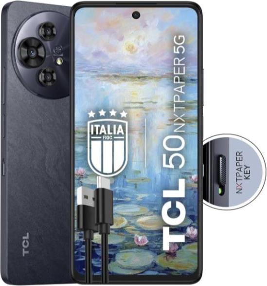 Image du produit TCL 50 NxtPaper (256 Go, Gris lune, 6.78", SIM + eSIM, 5G)