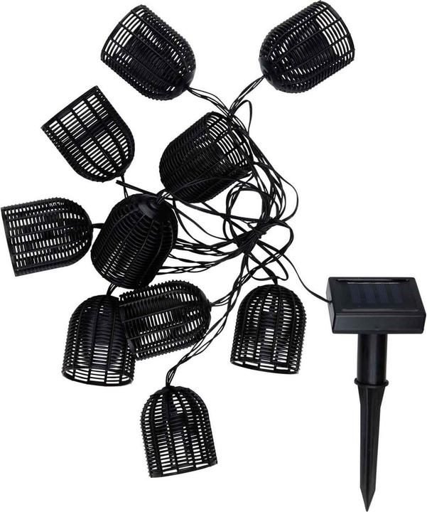 Arti Casa Solar string light black balls (4.20 m)