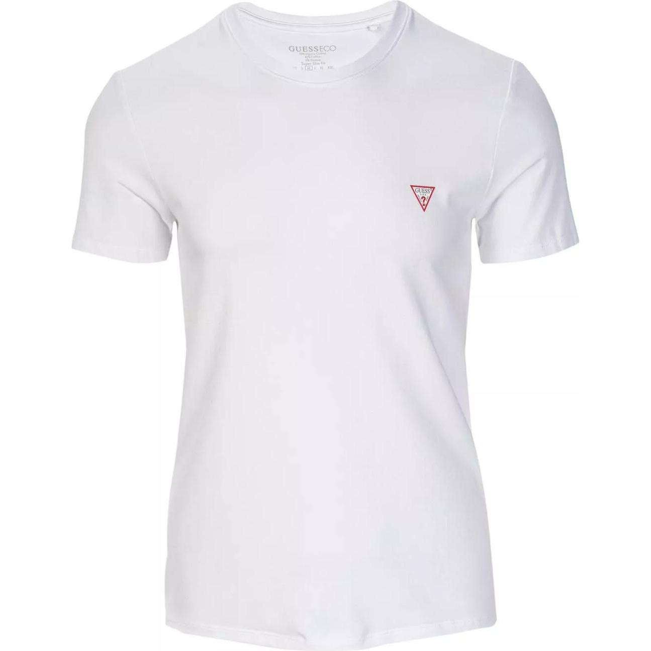 Guess, Herren, Shirt, t-hirt gue, Weiss, (S)