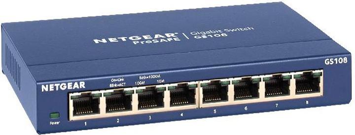 Image du produit Netgear Gs108ge (8 ports)