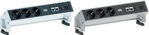Actual product image Bachmann DESK2 - 3xSchuko, 2xCAT6 & (3 x, GST18, 1.50 m)