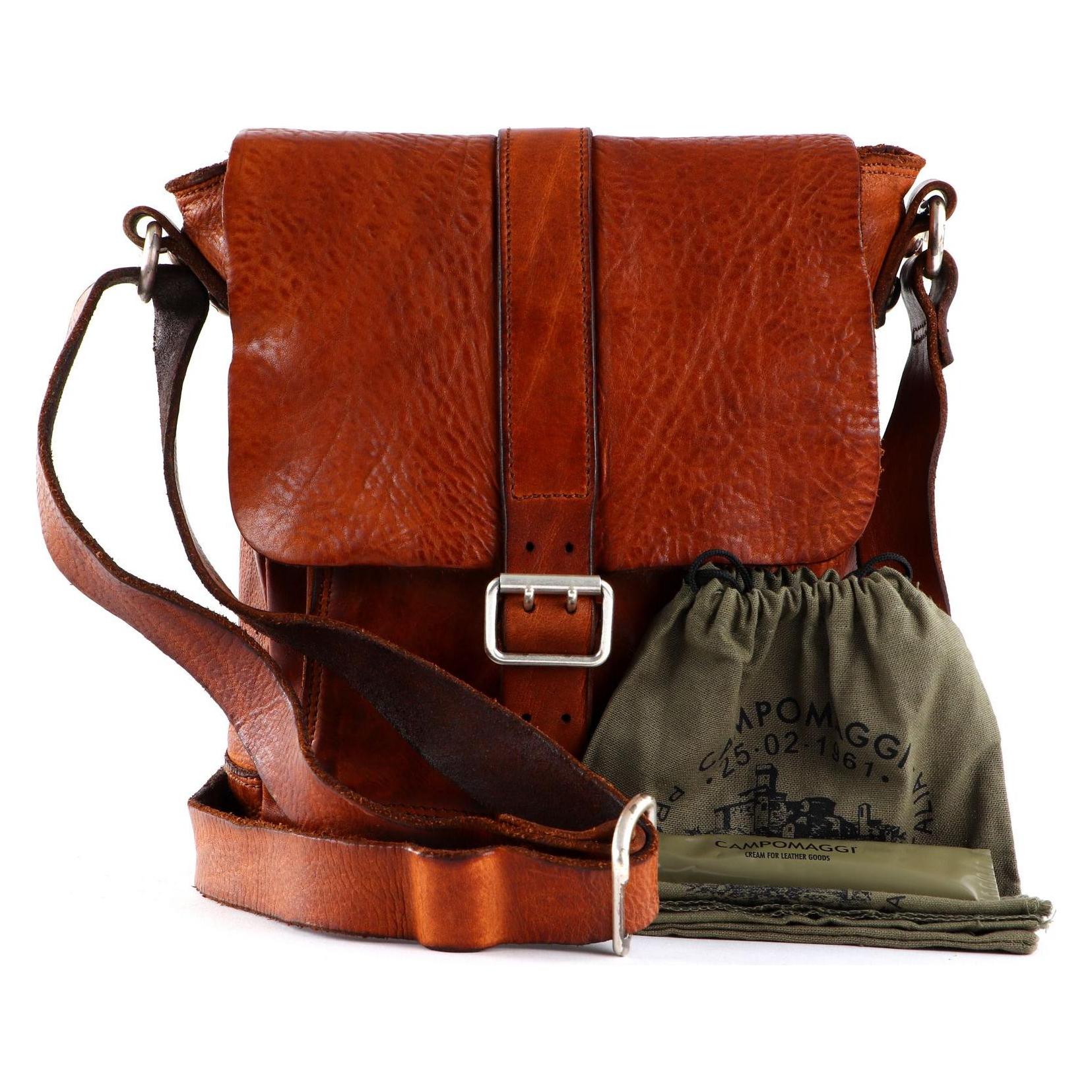 Campomaggi, Damen, Handtasche, Saturno Crossbody Bag, Braun
