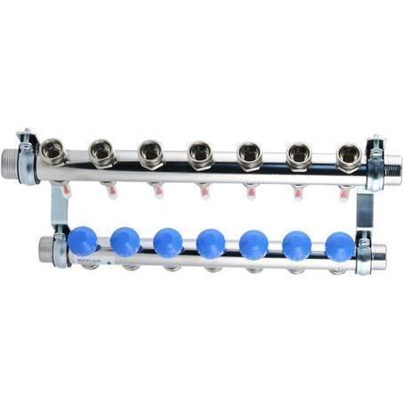 Watts Manifold 7 kredse m/flowmeter, Zubehör Heizen